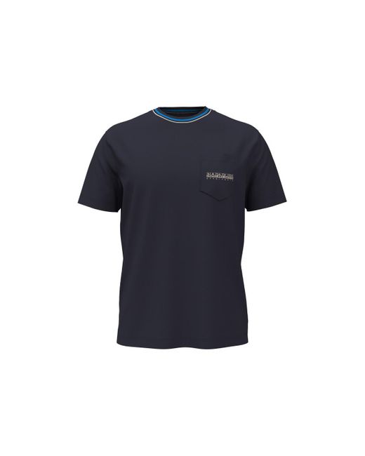 Napapijri T-Shirt Korte Mouw T-Shirt Murlo in het Blue voor heren