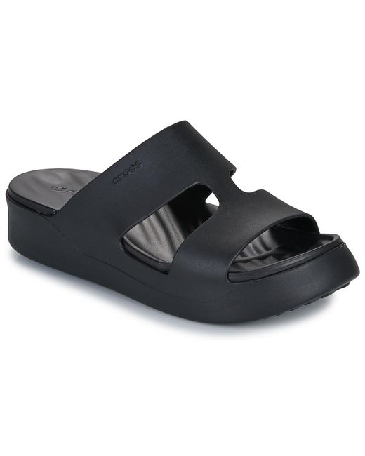 CROCSTM Black Pantoffeln Getaway Platform H Strap