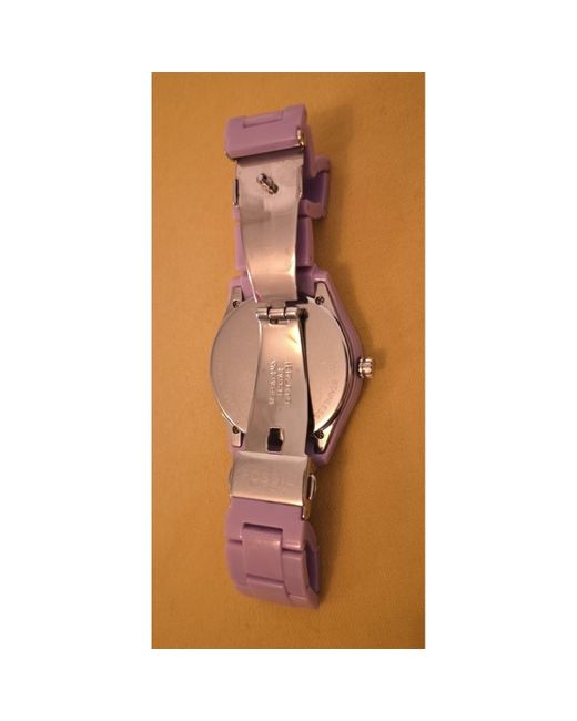 Montre Montre mauve Fossil en coloris Metallic