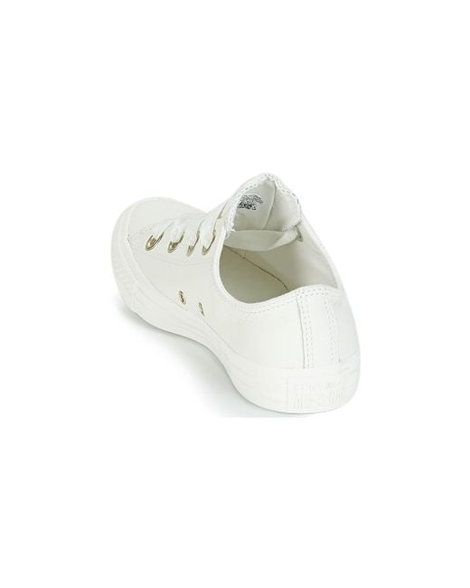 white all star big eyelets ox trainers