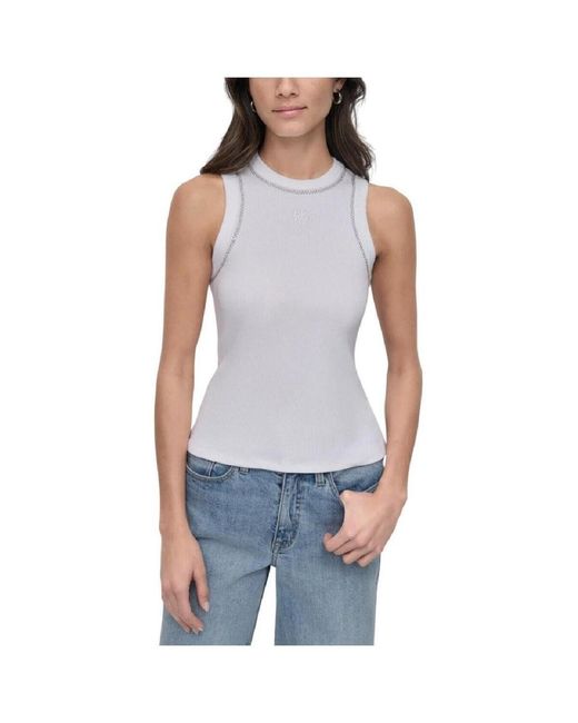 Debardeur Dj5T1380 Wht DKNY en coloris Blue