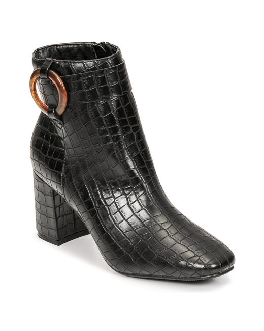 Moony Mood Enkellaarzen Pulia in het Black