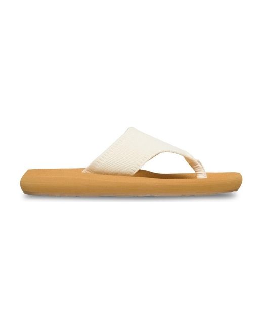 Sandales plates Samolo Roxy en coloris Metallic