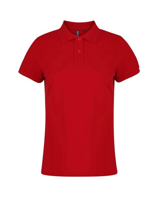 Polo Asquith & Fox en coloris Red
