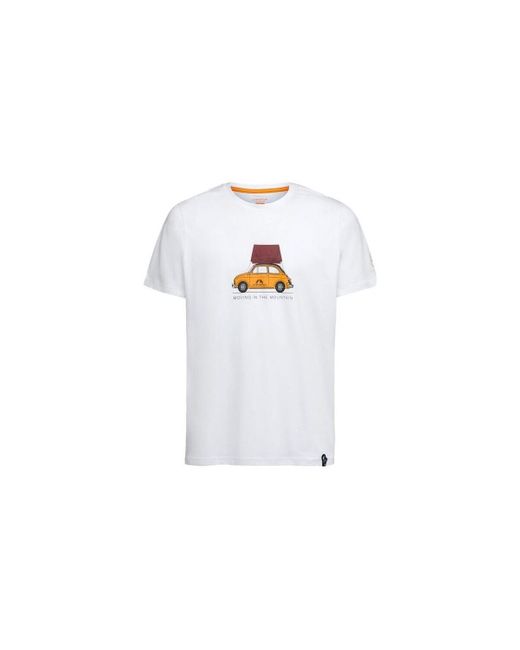 T-shirt T-shirt Cinquecento White/Sangria La Sportiva pour homme