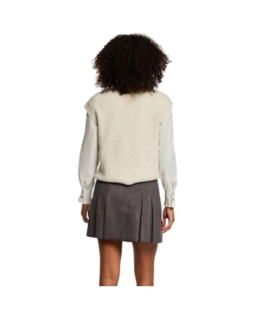 Pull 252-MSARA Morgan en coloris White