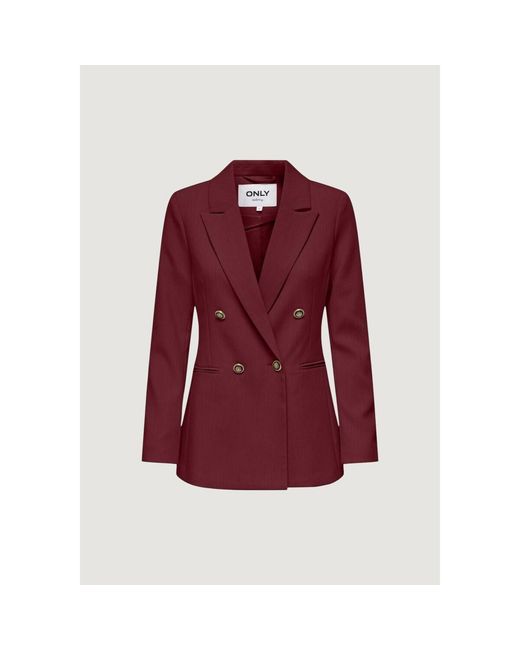 ONLY Blazer Onlastrid Life L/S Fit Blazer Tlr 15294709 in het Red
