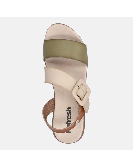 Sandales compensées SANDALO Refresh en coloris Brown