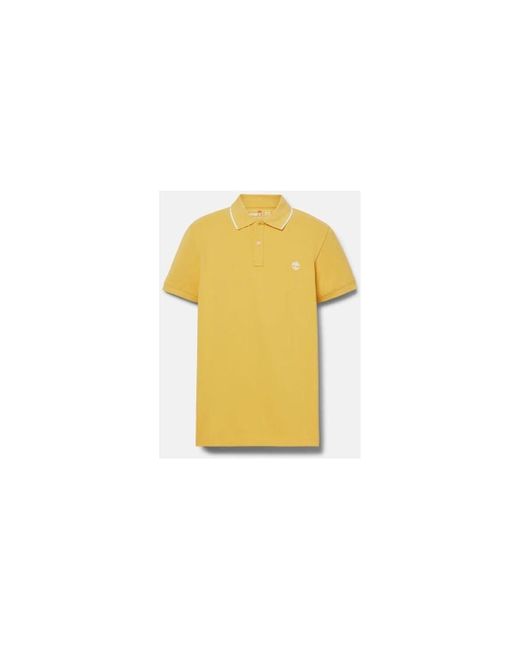 T-shirt TB0A26NFEG4 POLO-EG4 PRINTED NECK Timberland pour homme en coloris Yellow