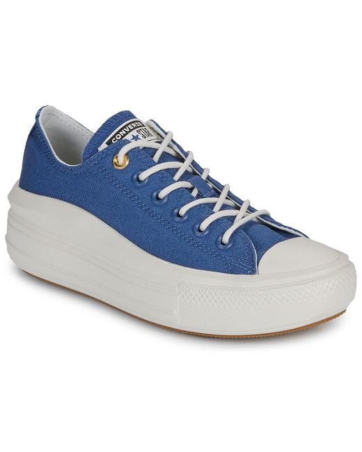 Baskets basses CHUCK TAYLOR ALL STAR MOVE PLATFORM Converse en coloris Blue