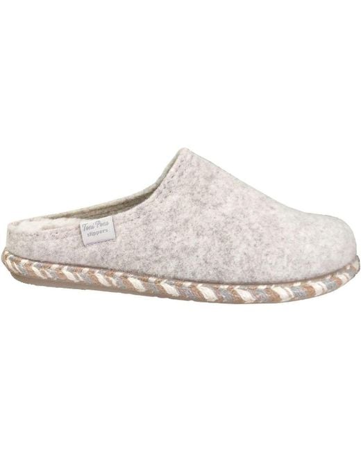 Chaussons Deli-fp Toni Pons en coloris White