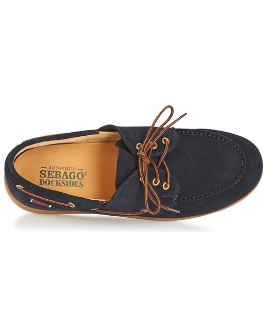 Jobson Docksides Men's Boat Shoes In Blue Jobson Docksides Men's Boat Shoes In Blue