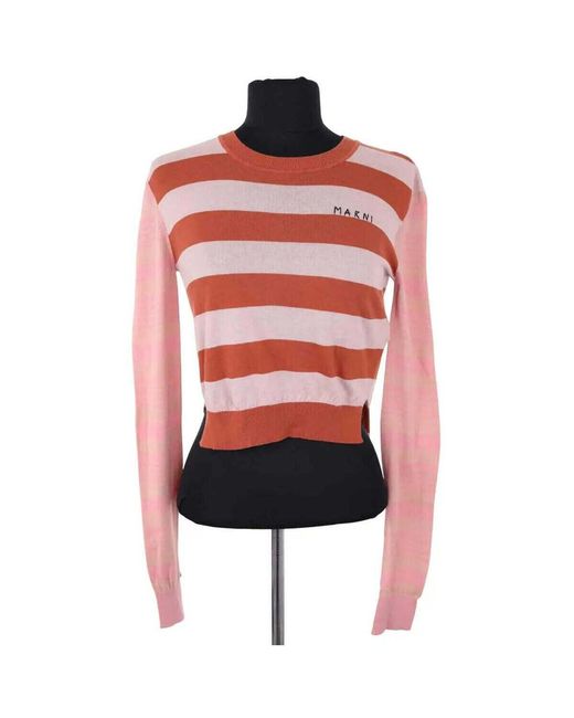 Pull Pull rose Marni en coloris Red