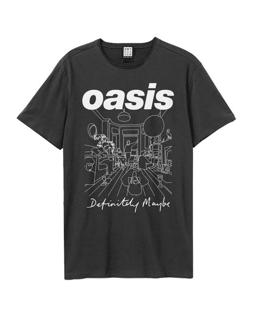 T-shirt Definitely Maybe Amplified pour homme en coloris Black