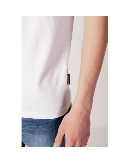 Polo EALIS SS SUM NP0A4H8B Napapijri pour homme en coloris White