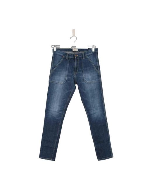 Jeans Jean slim en coton Ba&sh en coloris Blue