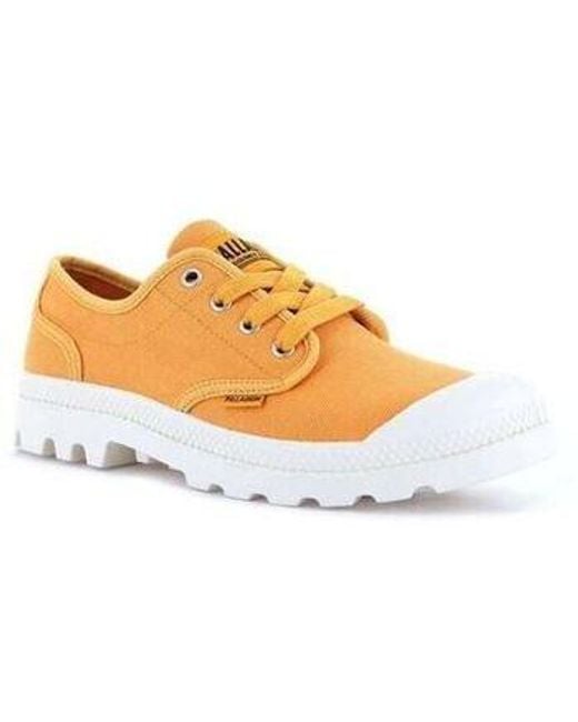 Palladium Nette Schoenen in het Yellow