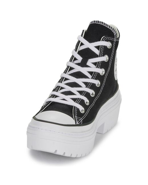 Baskets montantes CHUCK TAYLOR ALL STAR LUGGED HEEL PLATFORM Converse en coloris Black