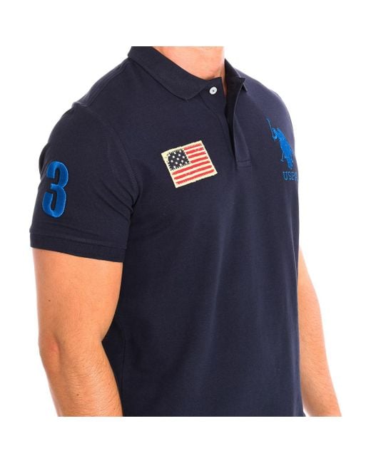 Polo 64777-179 U.S. POLO ASSN. pour homme en coloris Blue