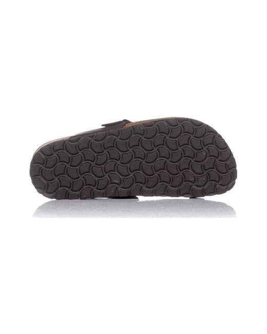 Sandales Plates Baskets 7119 Interbios en coloris Brown