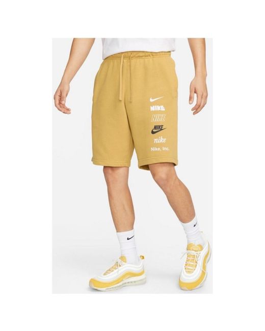 Short Nike pour homme en coloris Yellow
