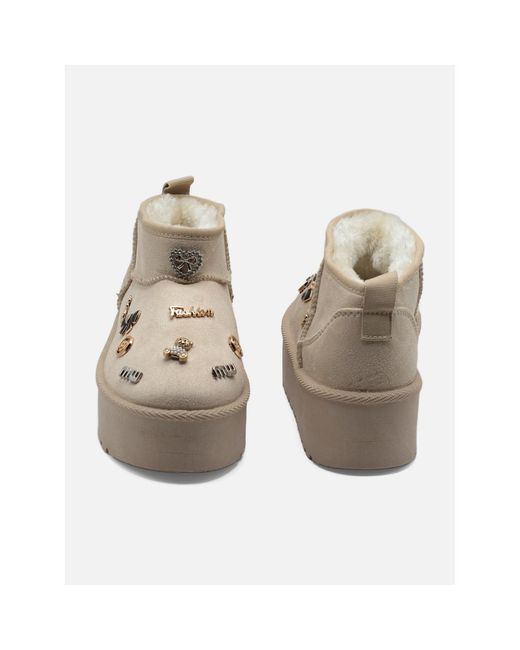 Bottines 6516 C M en coloris Gray