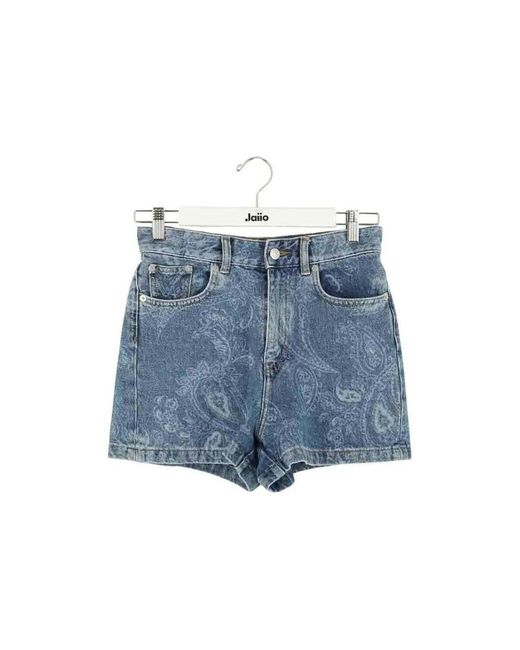 Short Mini Short The Kooples en coloris Blue
