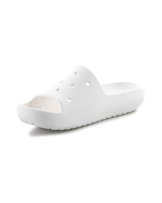 Tongs Classic Slide V2 CROCSTM en coloris White