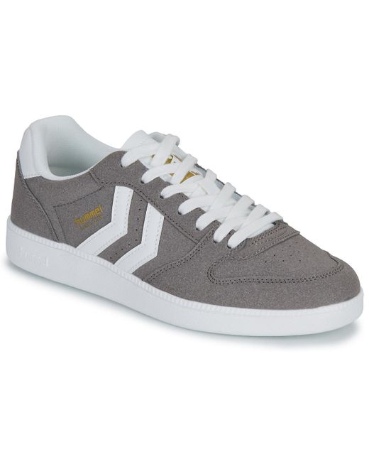Sneakers Basse Handball Perfekt Cl di Hummel in Gray