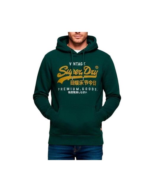 Sweat-shirt M2014380A-27E Superdry pour homme en coloris Green