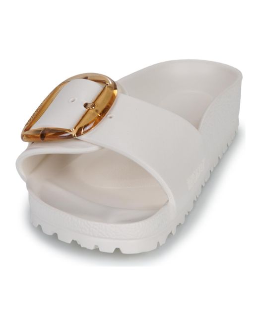 Birkenstock White Pantoffeln Madrid Big Buckle Eva Eggshell