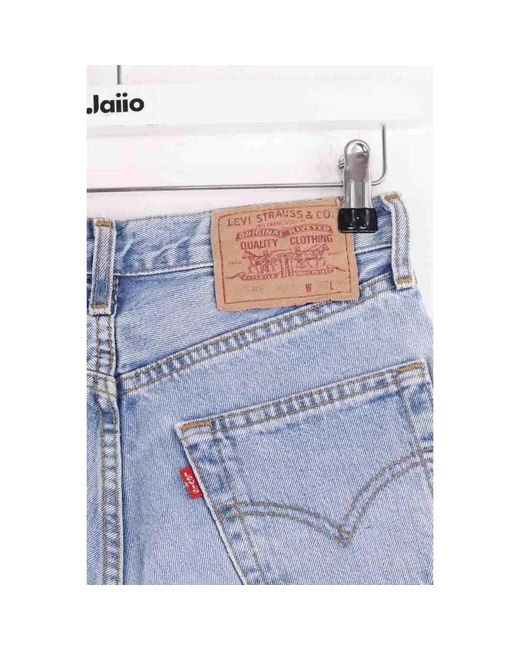 Short Mini Short Levi's en coloris Blue