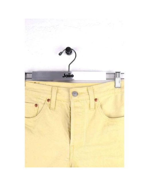 Short Mini Short 501 Levi's en coloris Yellow
