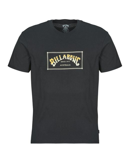 T-Shirt Arch Ss di Billabong in Black da Uomo
