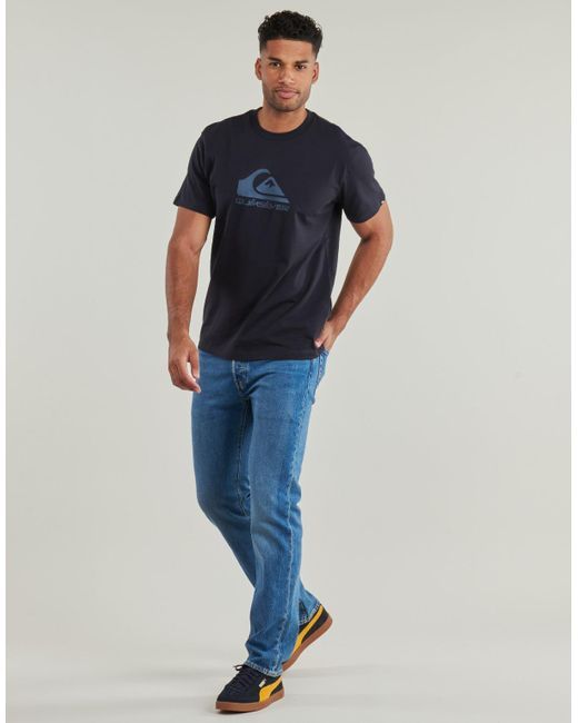 T-shirt EV COMP LOGO SS Quiksilver pour homme en coloris Blue