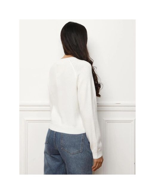 Pull Pulls Pour Femme La Modeuse en coloris White