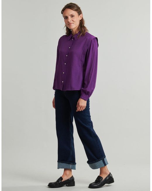 Blouses Vidaysa Vila en coloris Purple