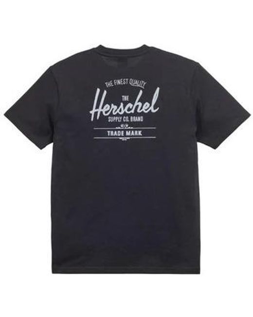 T-shirt Classic Tee Herschel Supply Co. en coloris Black