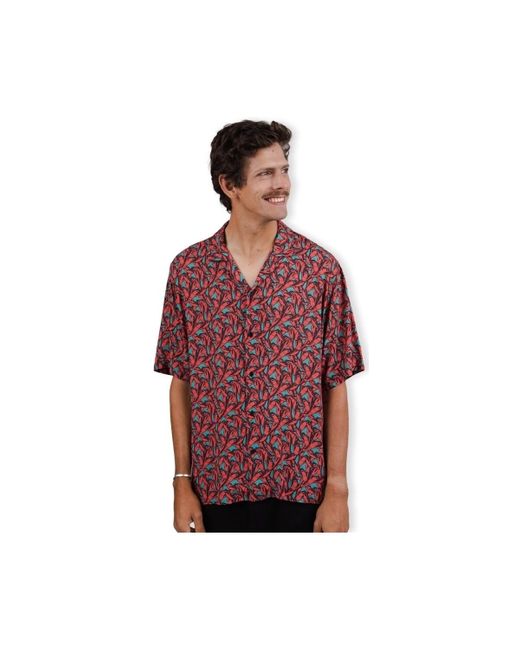 Chemise Lobster Aloha Shirt - Red Brava Fabrics pour homme