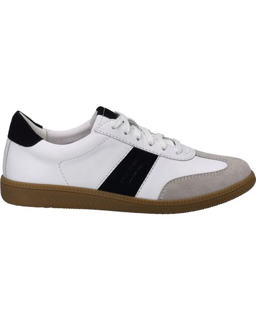 Baskets Joleen 01, weiss-schwarz Josef Seibel en coloris White