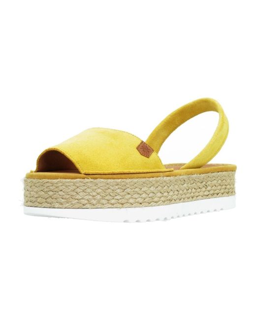 POPA Sandalen Ps33504 in het Yellow