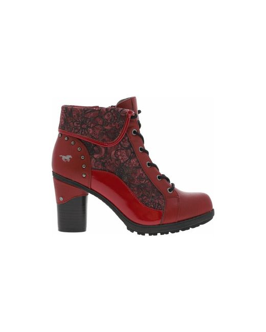 Bottines 24337CHAH25 Mustang en coloris Red