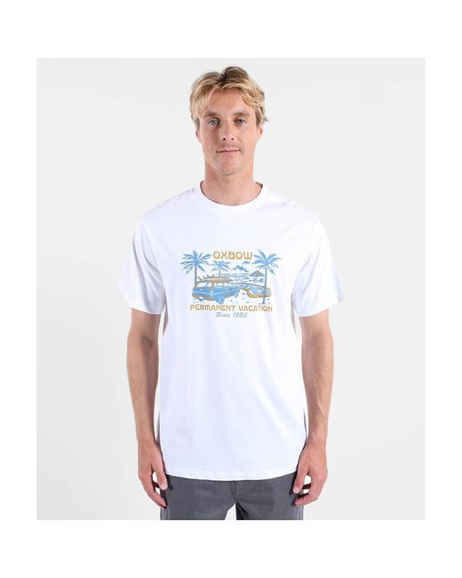 T-shirt Tee-shirt manches courtes ONTRIP Oxbow pour homme en coloris White