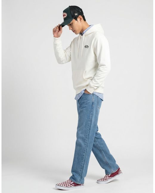 Vans Capuchon Sweaters Double Standard Pullover in het White voor heren