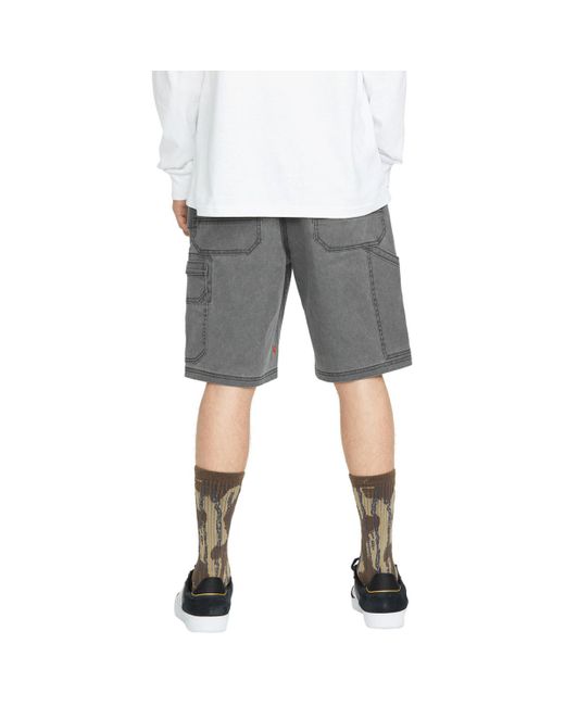 Short Pantalón Corto Gage Work Short 21 - Stealth Volcom pour homme en coloris Gray