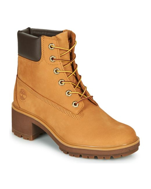 Timberland Enkellaarzen Kinsley 6 In Wp Boot in het Geel - Bespaar 30% -  Lyst