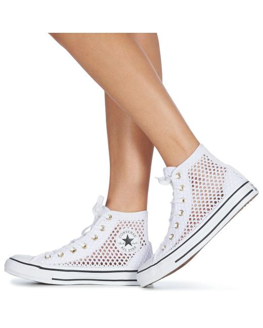 chuck taylor all star handmade crochet high top