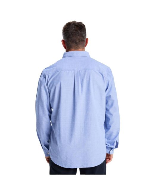 Chemise Diamond Chambray Quiksilver pour homme en coloris Blue