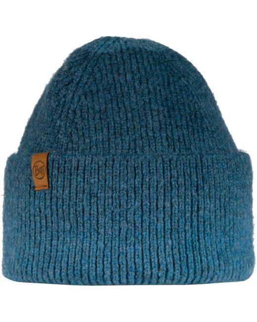 Buff Muts Marin Knitted Hat Beanie in het Blue