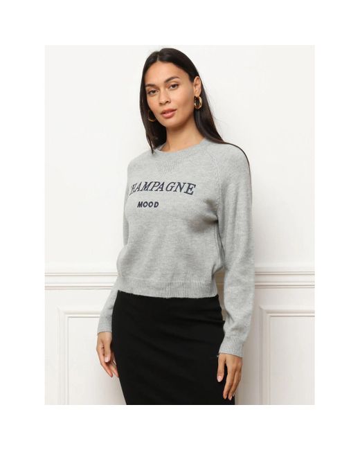 Pull Pulls La Modeuse en coloris Gray